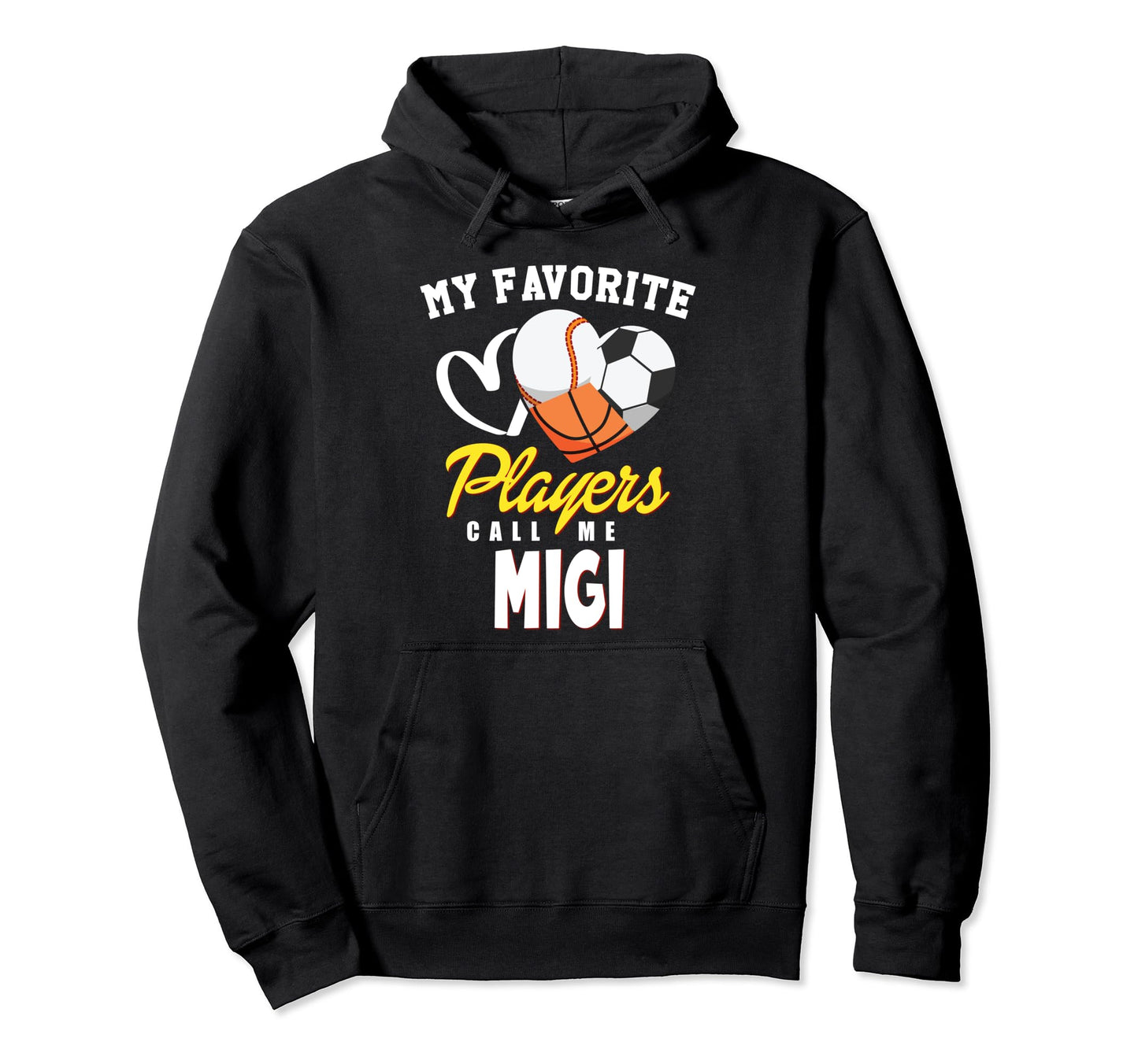 My Favorite Players Baseball Soccer Hoodie - Casual Everyday Wear Unisex - T-Shirt, Sweatshirt, Hoodie
