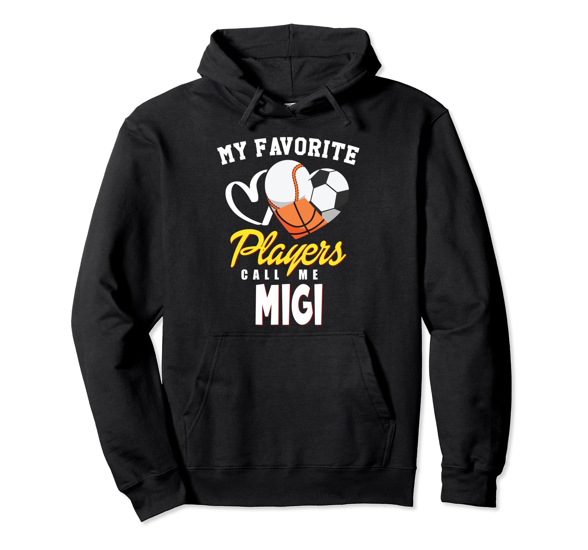 My Favorite Players Baseball Soccer Hoodie - Casual Everyday Wear Unisex - T-Shirt, Sweatshirt, Hoodie