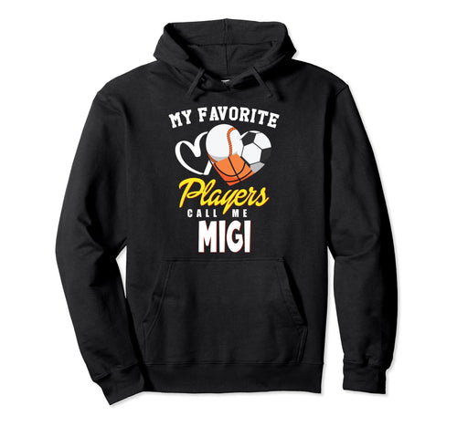 My Favorite Players Baseball Soccer Hoodie - Casual Everyday Wear Unisex - T-Shirt, Sweatshirt, Hoodie
