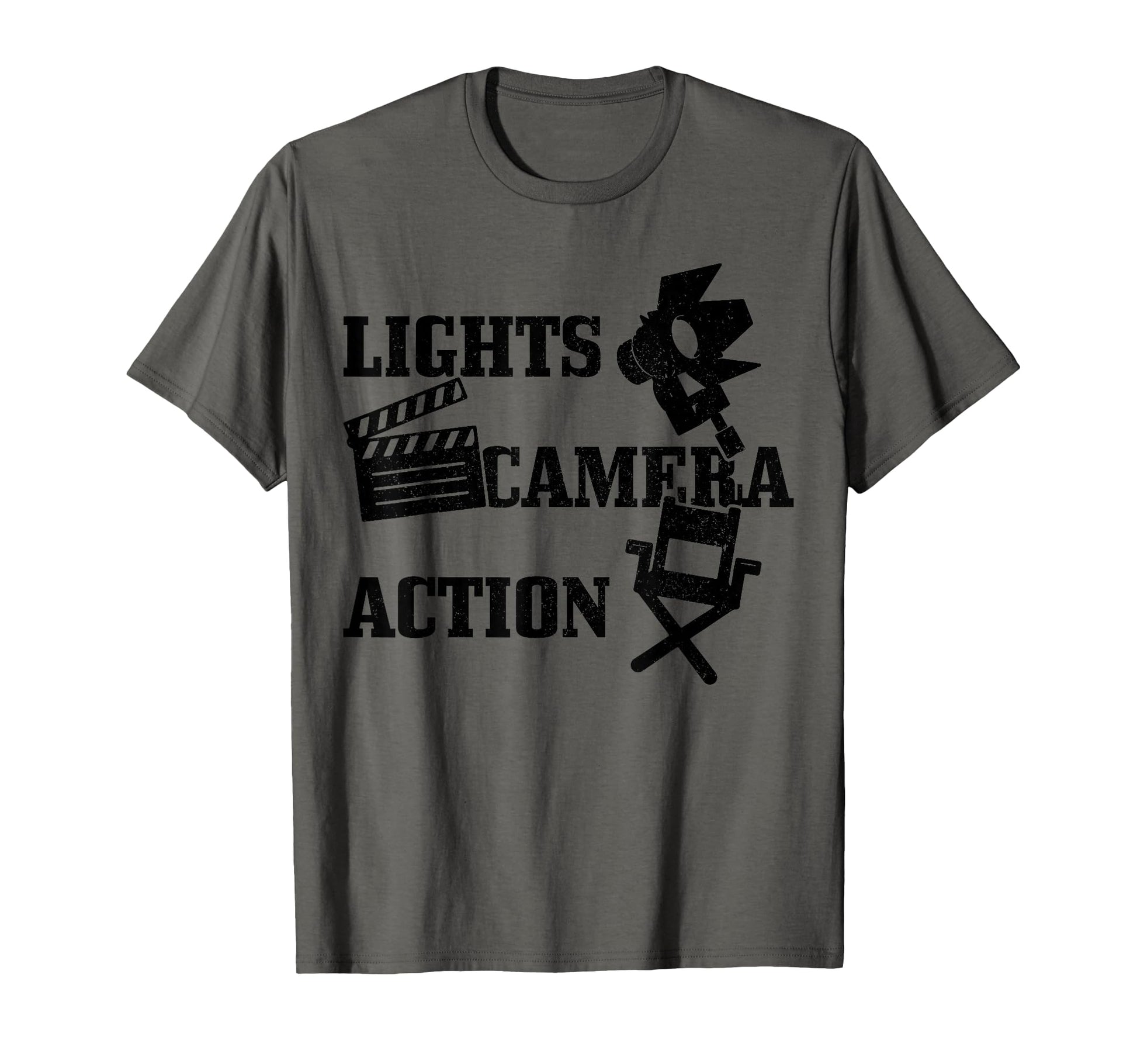 Film Director Film Cameraman Lights T-Shirt - Trendy Graphic for Adults - T-Shirt, Sweatshirt, Hoodie