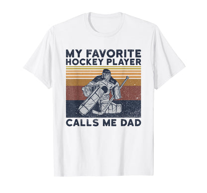 Hockey Dad Hockey Player T-Shirt - Graphic Print Men Women - T-Shirt, Sweatshirt, Hoodie