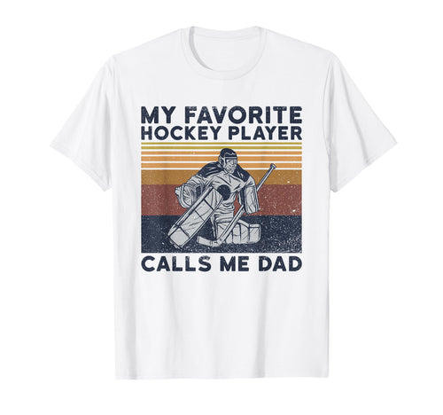 Hockey Dad Hockey Player T-Shirt - Graphic Print Men Women - T-Shirt, Sweatshirt, Hoodie