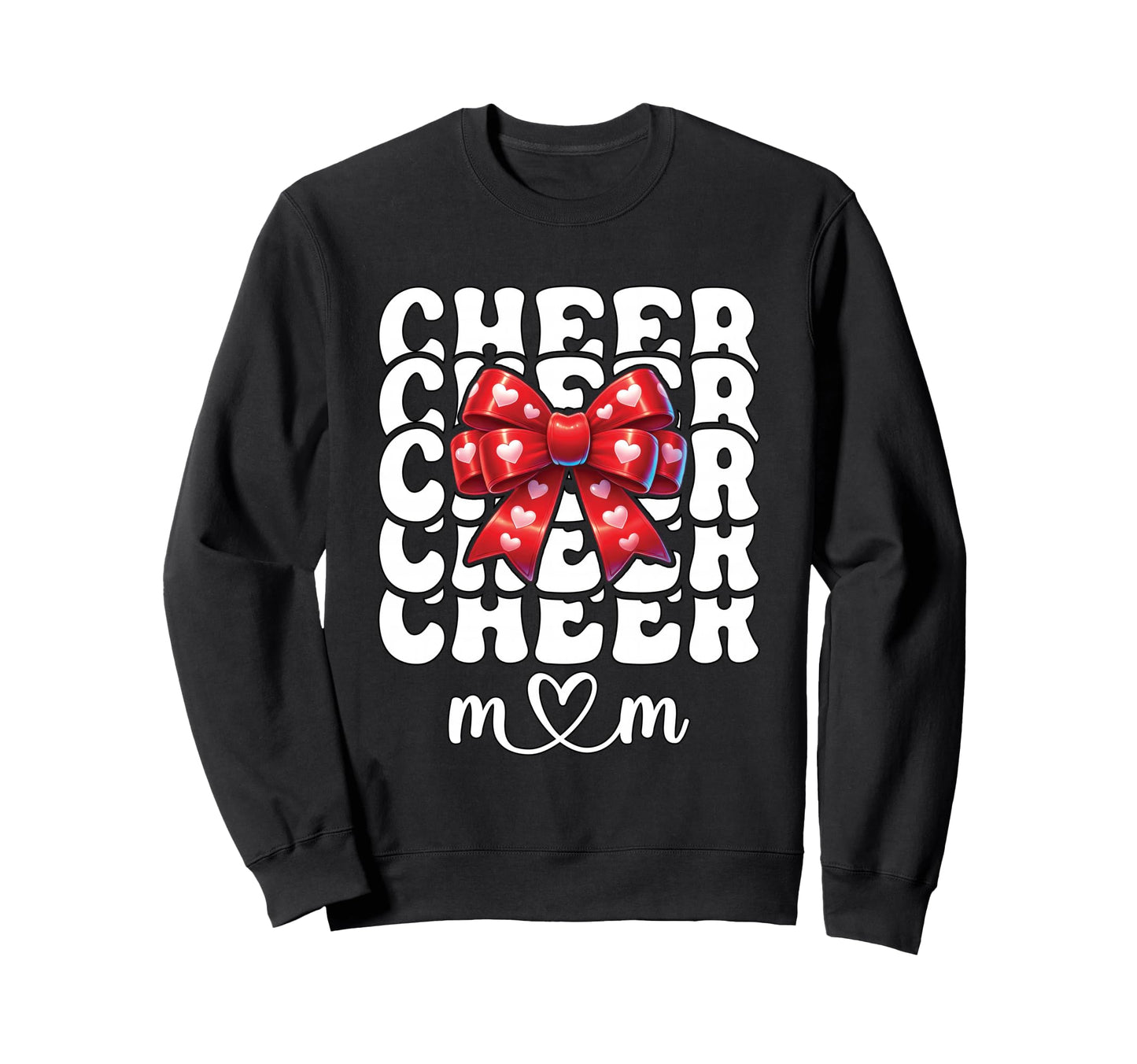 Cheer Mom Cheerleader Mom Game Sweatshirt - Aesthetic Graphic for Adults - T-Shirt, Sweatshirt, Hoodie