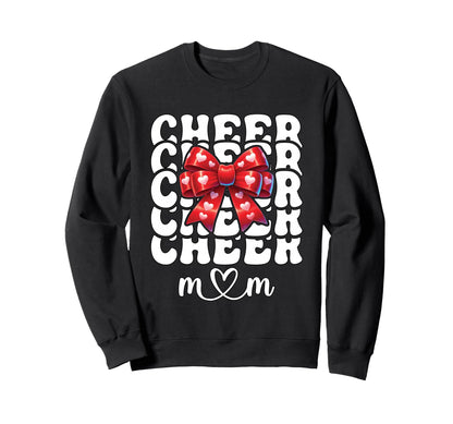 Cheer Mom Cheerleader Mom Game Sweatshirt - Aesthetic Graphic for Adults - T-Shirt, Sweatshirt, Hoodie