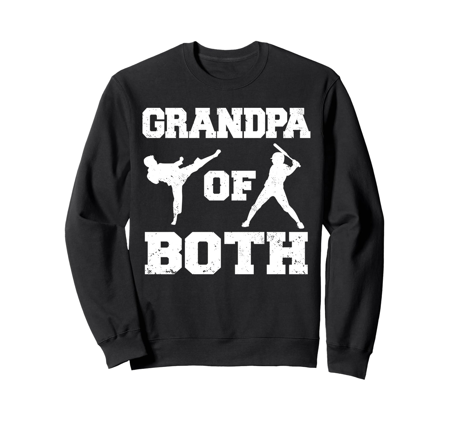 Grandpa Both Funny Baseball And Sweatshirt - Aesthetic Graphic for Adults - T-Shirt, Sweatshirt, Hoodie