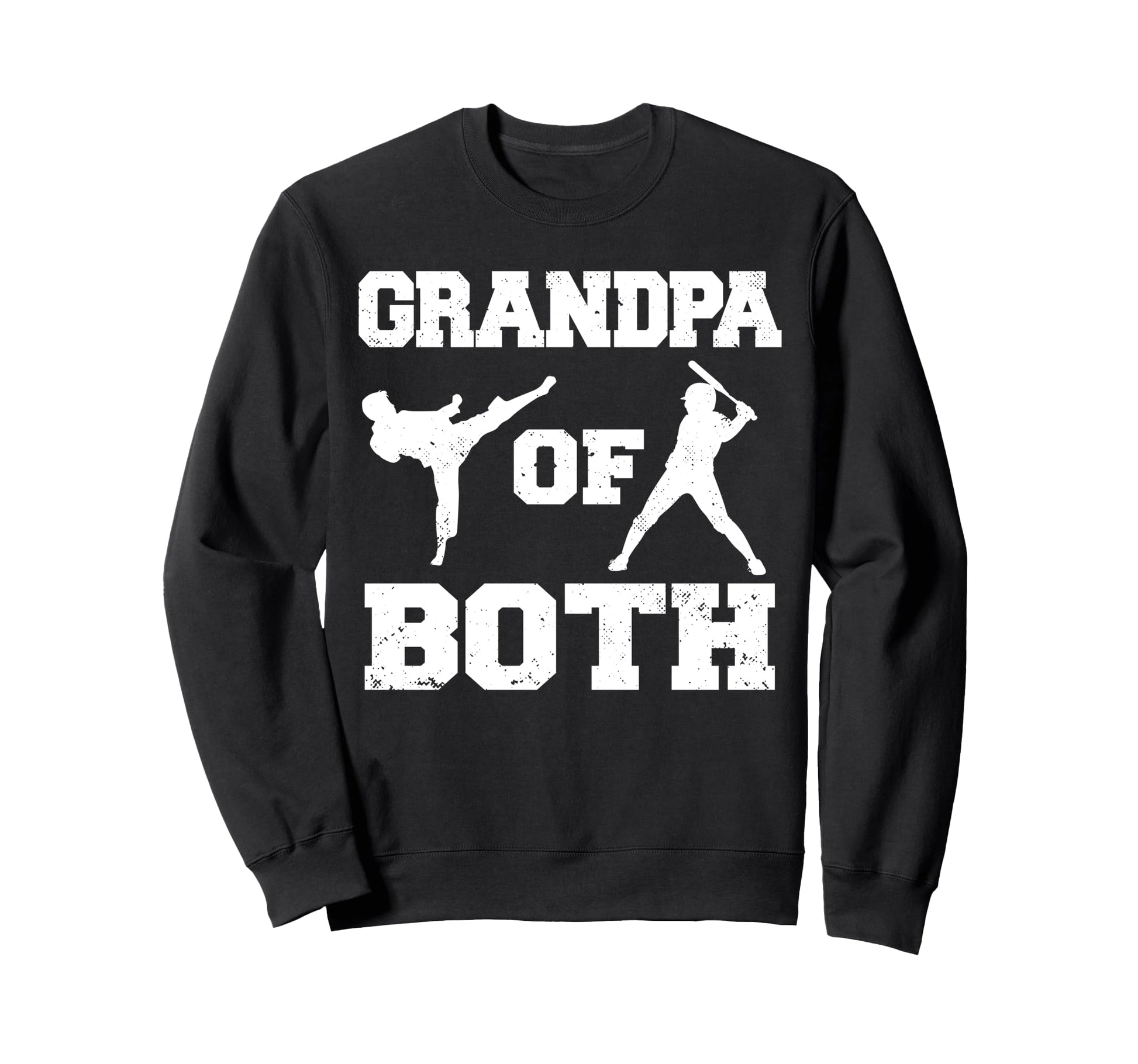 Grandpa Both Funny Baseball And Sweatshirt - Aesthetic Graphic for Adults - T-Shirt, Sweatshirt, Hoodie