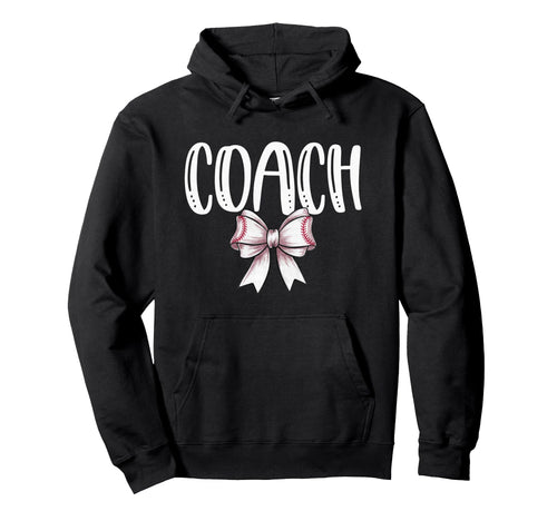 Coquette Baseball Coach Spirit Hoodie - Novelty Apparel Men Women - T-Shirt, Sweatshirt, Hoodie
