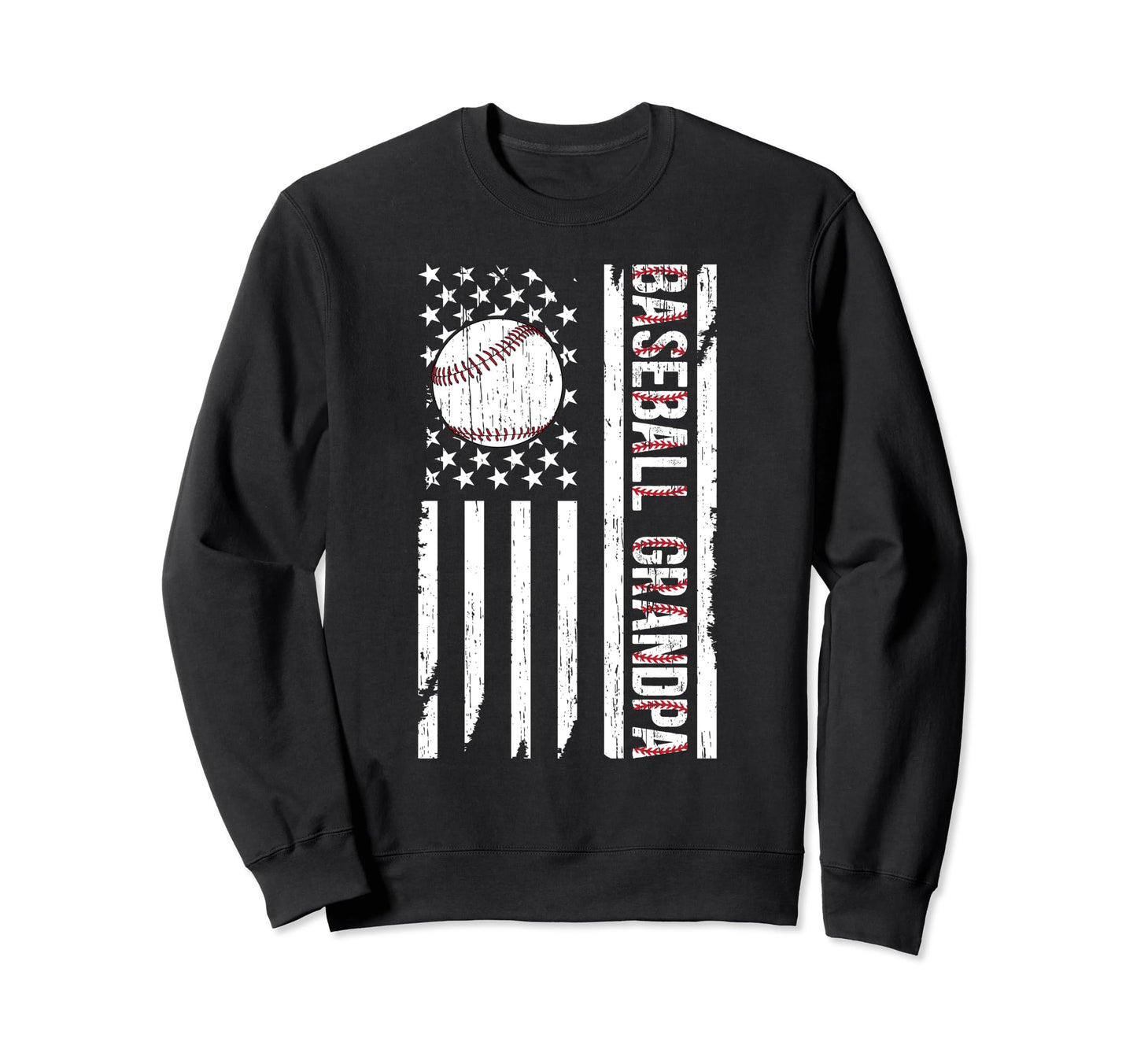 Baseball Grandpa Baseball Player Sweatshirt - Minimalist Print for Adults - T-Shirt, Sweatshirt, Hoodie