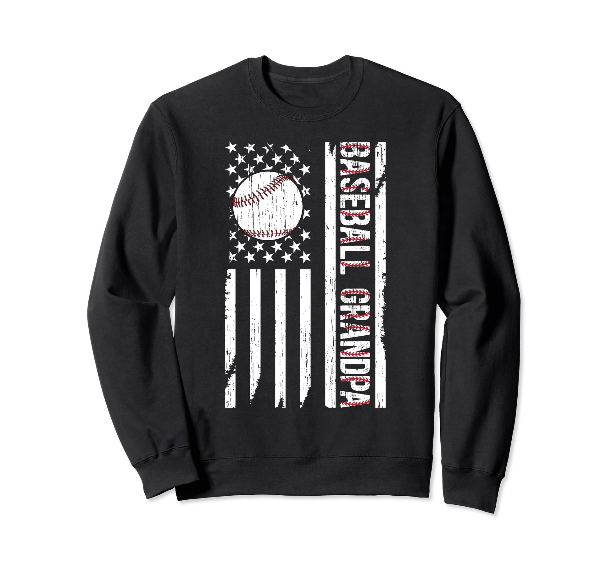 Baseball Grandpa Baseball Player Sweatshirt - Minimalist Print for Adults - T-Shirt, Sweatshirt, Hoodie