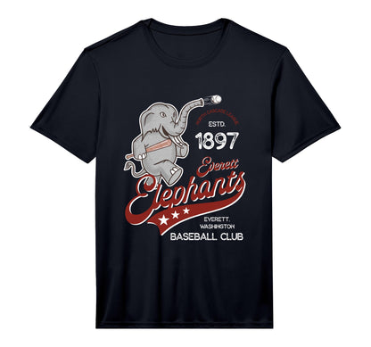 Everett Elephants Baseball Minor League T-Shirt - Graphic Print for Adults - T-Shirt, Sweatshirt, Hoodie
