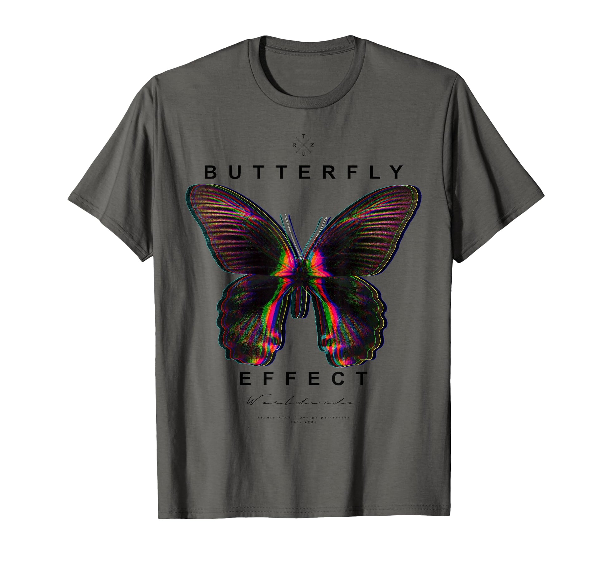 Y2K Streetwear Butterfly T-Shirt - Fun Novelty Design Unisex - T-Shirt, Sweatshirt, Hoodie