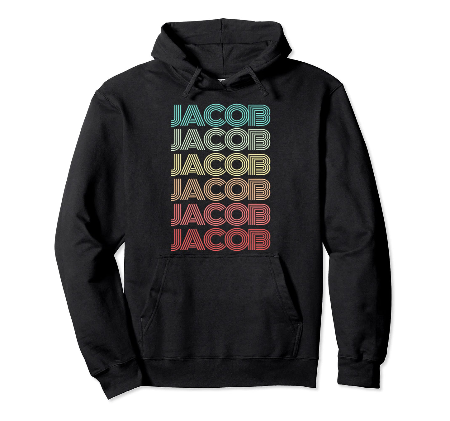 First Name Jacob Personalized Birthday Hoodie - Graphic Print for Adults - T-Shirt, Sweatshirt, Hoodie
