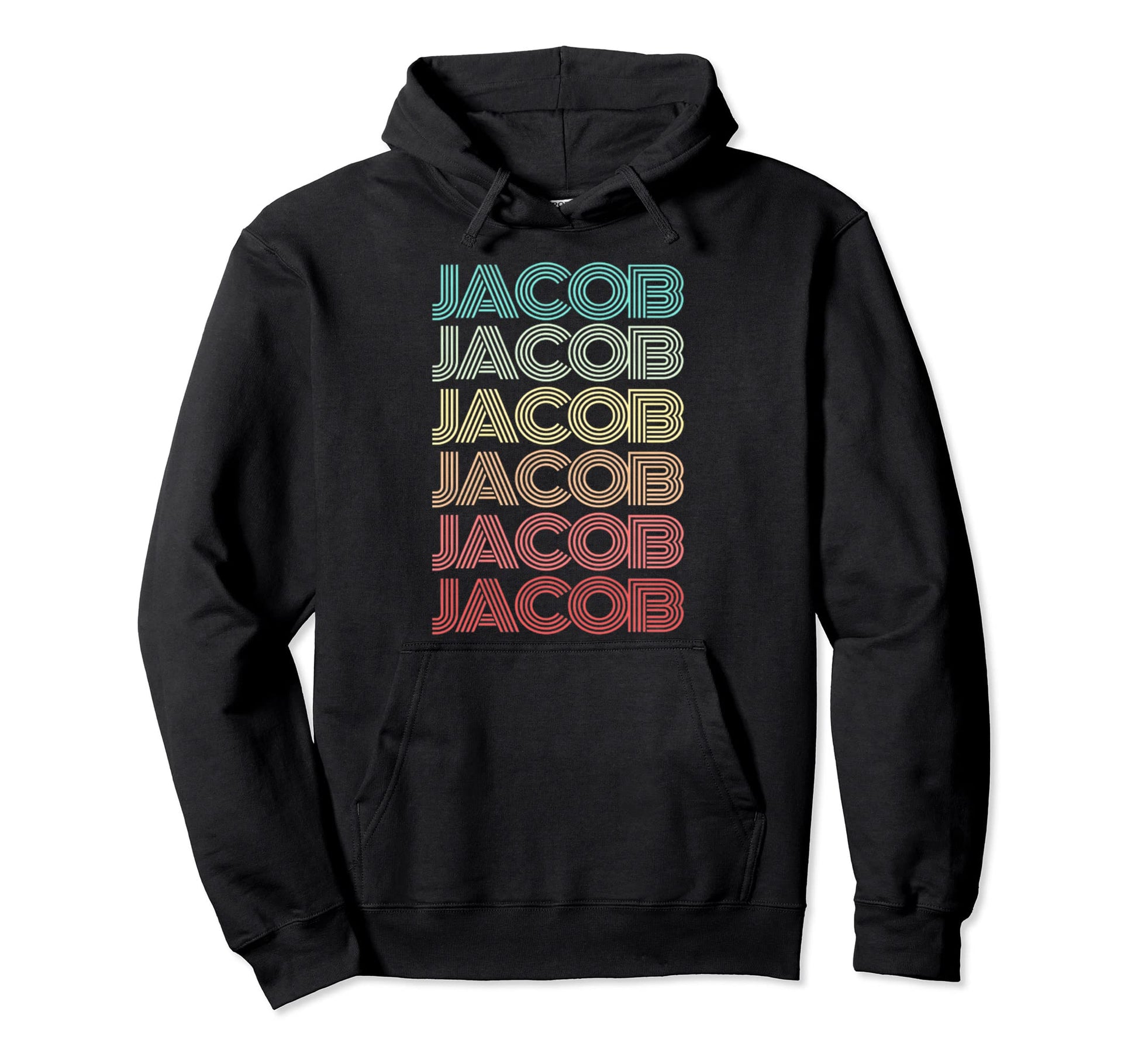 First Name Jacob Personalized Birthday Hoodie - Graphic Print for Adults - T-Shirt, Sweatshirt, Hoodie