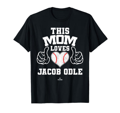 This Mom Loves Jacob Odle Prospect T-Shirt - Minimalist Print for Adults - T-Shirt, Sweatshirt, Hoodie