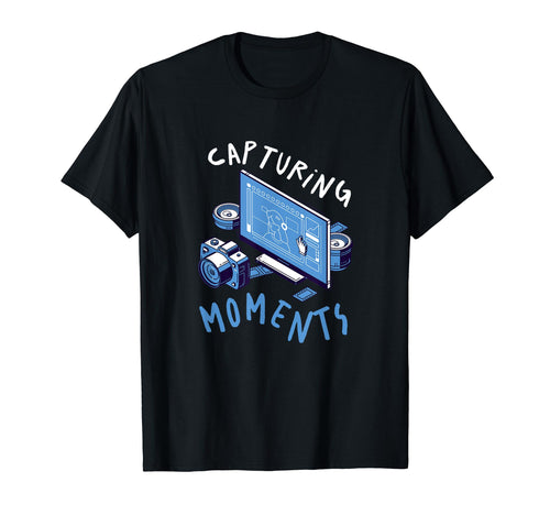 Photography Camera Snap Photo Cameras T-Shirt - Custom Art Print Men Women - T-Shirt, Sweatshirt, Hoodie