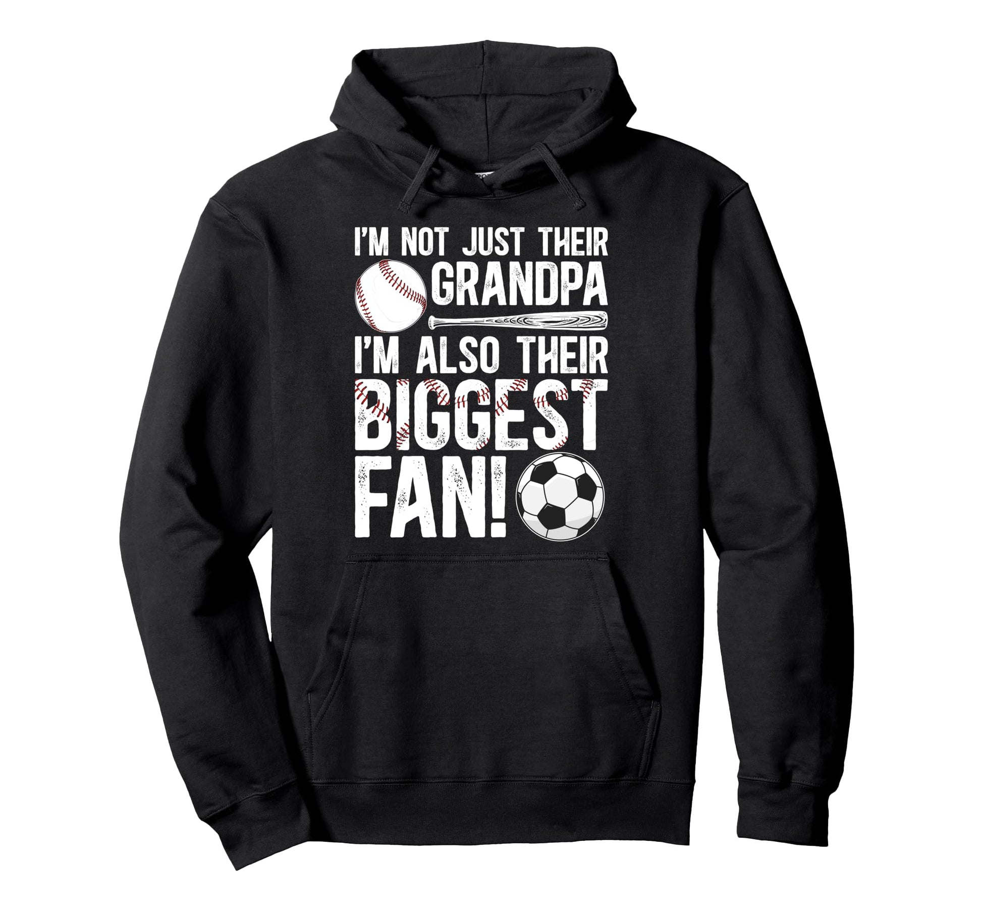 Their Biggest Fan Baseball Soccer Hoodie - Custom Art Print for Adults - T-Shirt, Sweatshirt, Hoodie