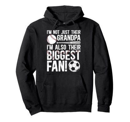 Their Biggest Fan Baseball Soccer Hoodie - Custom Art Print for Adults - T-Shirt, Sweatshirt, Hoodie