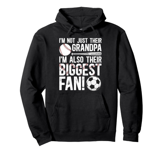 Their Biggest Fan Baseball Soccer Hoodie - Custom Art Print for Adults - T-Shirt, Sweatshirt, Hoodie
