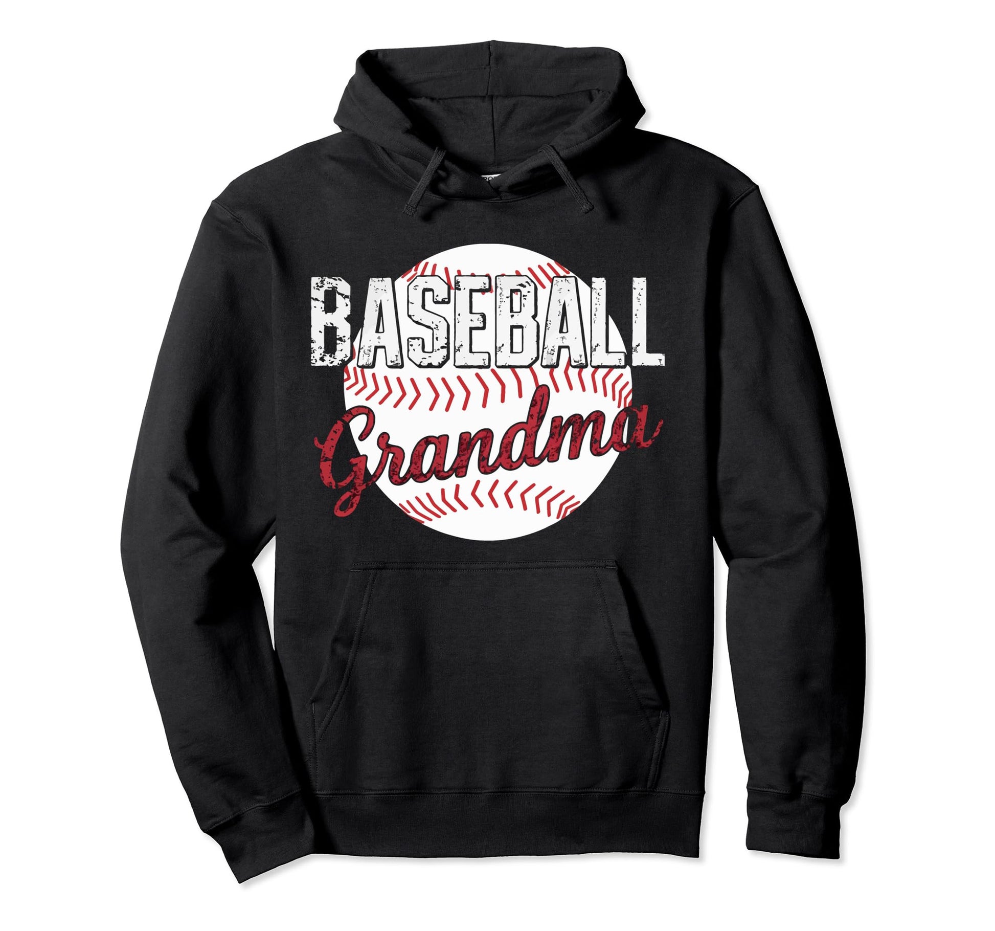 Baseball Grandma Grandmother Granny Hoodie - Fun Novelty Design Unisex - T-Shirt, Sweatshirt, Hoodie