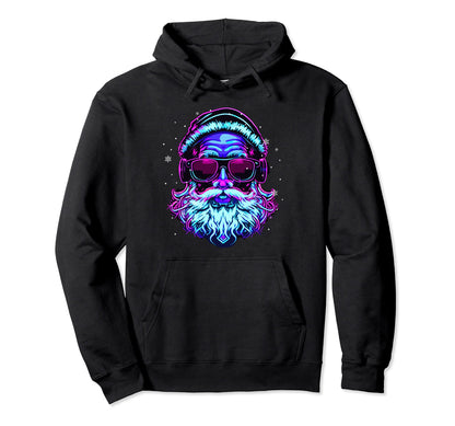 Vaporwave Santa Claus Japanese Hoodie - Aesthetic Graphic Men Women - T-Shirt, Sweatshirt, Hoodie