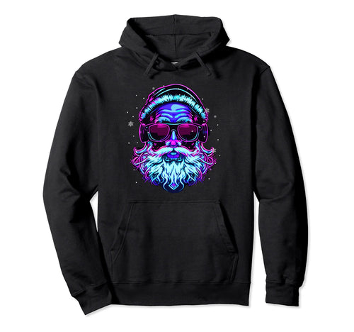Vaporwave Santa Claus Japanese Hoodie - Aesthetic Graphic Men Women - T-Shirt, Sweatshirt, Hoodie