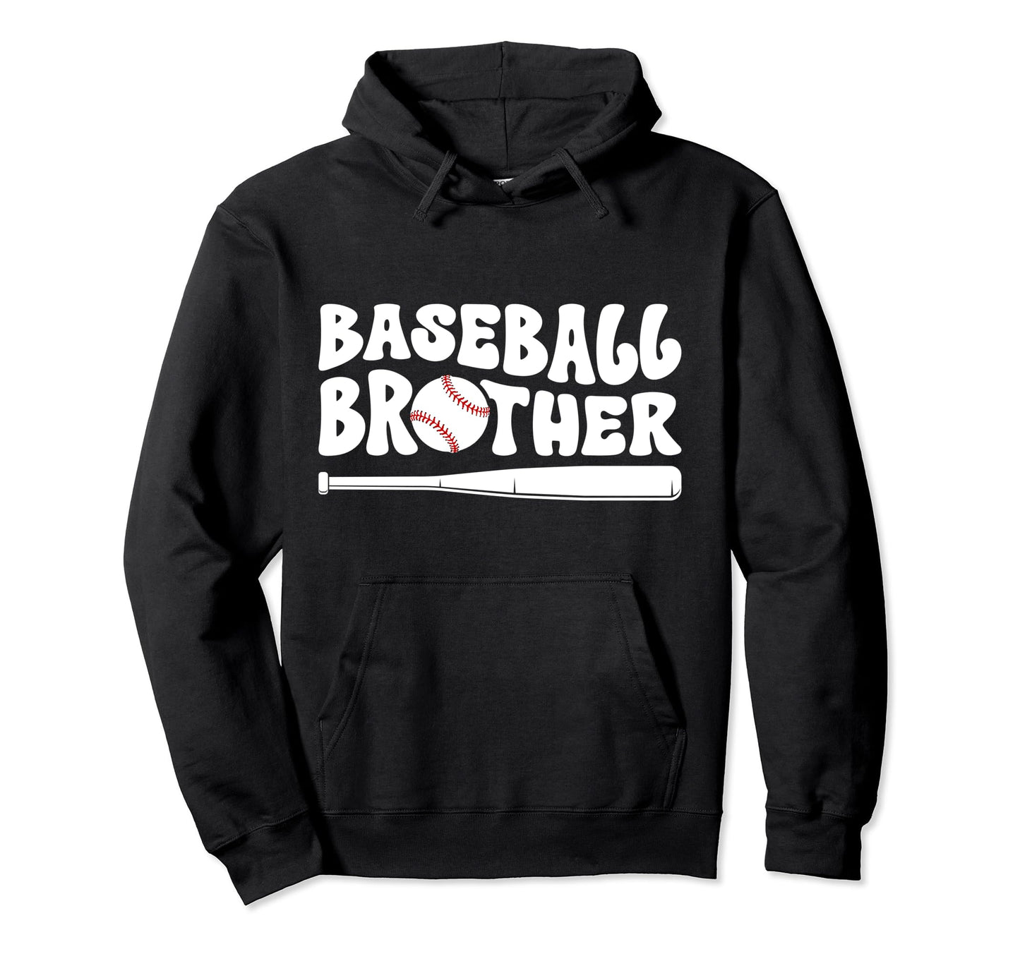 Baseball Brother Baseball Player Hoodie - Novelty Apparel for Adults - T-Shirt, Sweatshirt, Hoodie