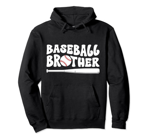 Baseball Brother Baseball Player Hoodie - Novelty Apparel for Adults - T-Shirt, Sweatshirt, Hoodie