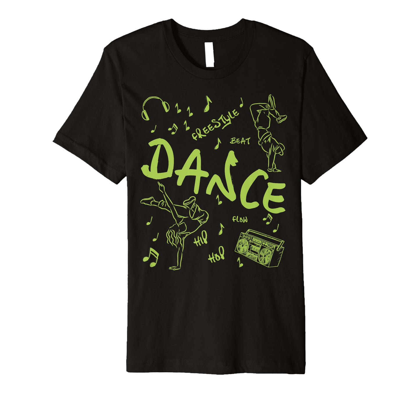 Hip Hop Dance Beat Flow Breakdance T-Shirt - Custom Art Print for Adults - T-Shirt, Sweatshirt, Hoodie