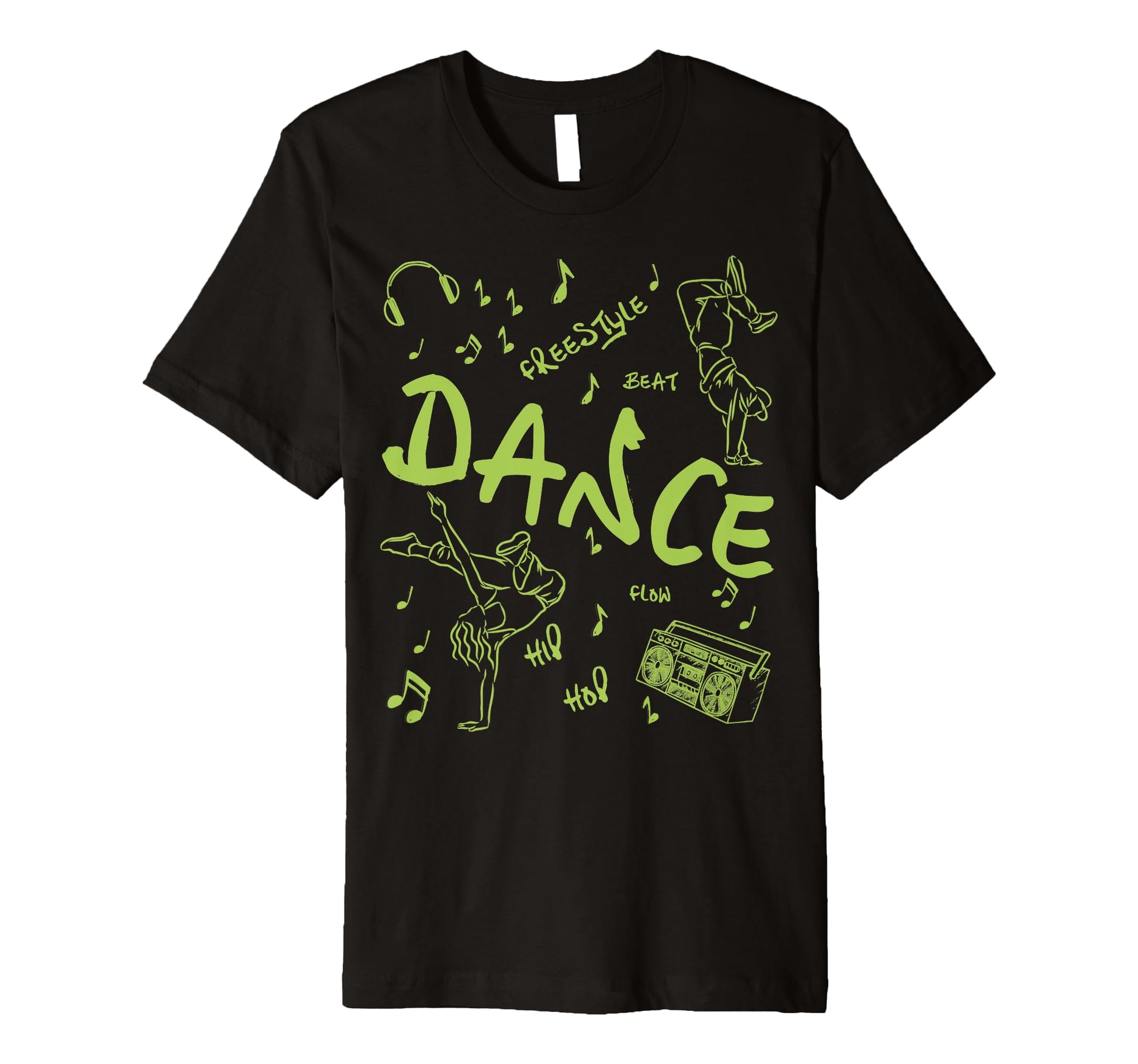 Hip Hop Dance Beat Flow Breakdance T-Shirt - Custom Art Print for Adults - T-Shirt, Sweatshirt, Hoodie