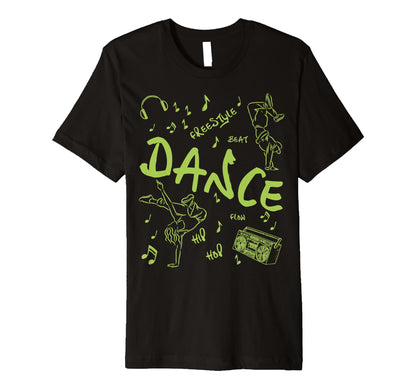 Hip Hop Dance Beat Flow Breakdance T-Shirt - Custom Art Print for Adults - T-Shirt, Sweatshirt, Hoodie