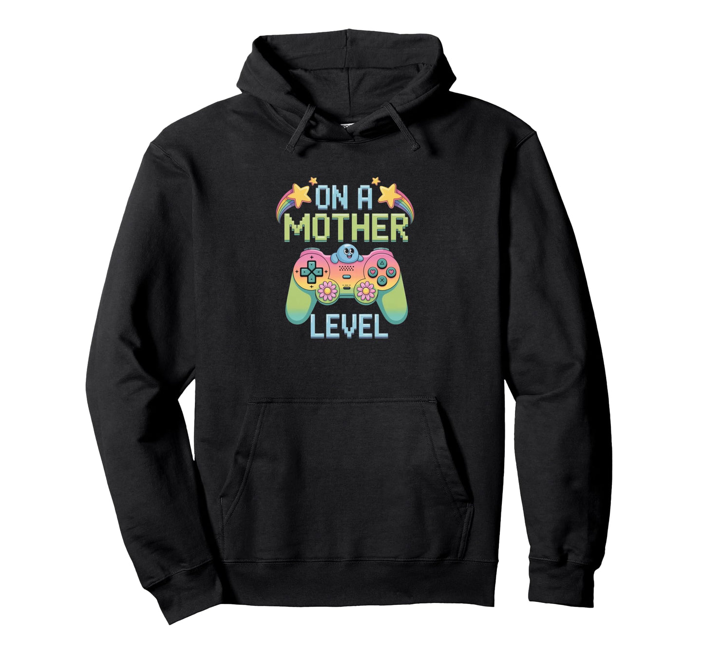 Funny Mothers Day Mother Level Hoodie - Fun Novelty Design for Adults - T-Shirt, Sweatshirt, Hoodie