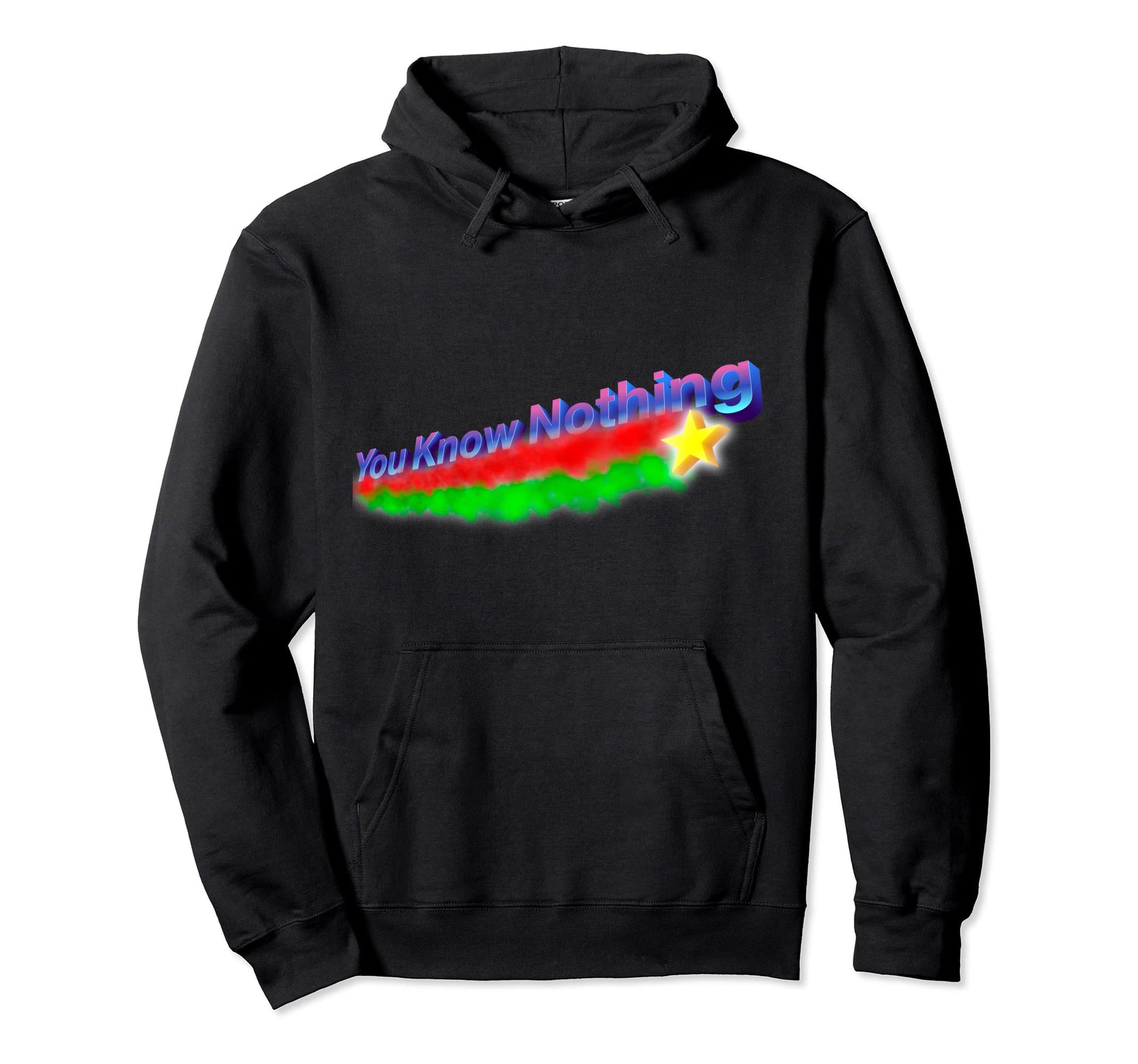 You Know Nothing Existential Dread Shooting Hoodie - Graphic Print Unisex - T-Shirt, Sweatshirt, Hoodie