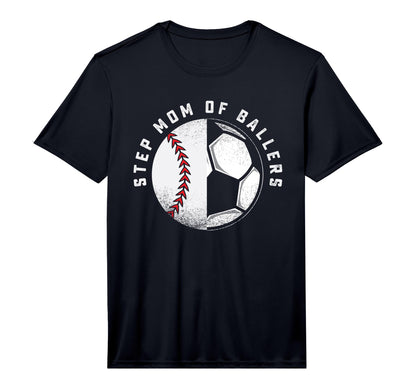 Mens Step Mom Ballers Step Son Daughter T-Shirt - Minimalist Print Unisex - T-Shirt, Sweatshirt, Hoodie