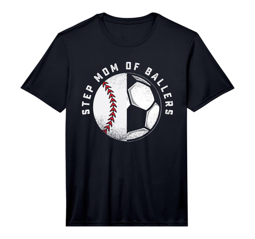 Mens Step Mom Ballers Step Son Daughter T-Shirt - Minimalist Print Unisex - T-Shirt, Sweatshirt, Hoodie