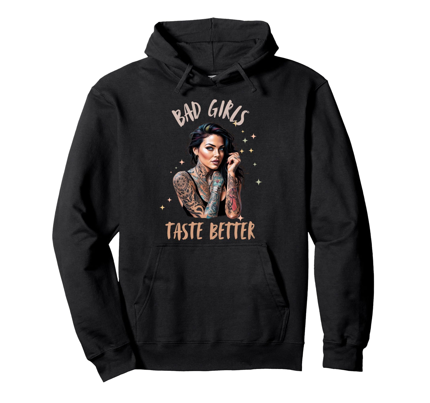 Bad Taste Better Tattoo Hoodie - Aesthetic Graphic Men Women - T-Shirt, Sweatshirt, Hoodie