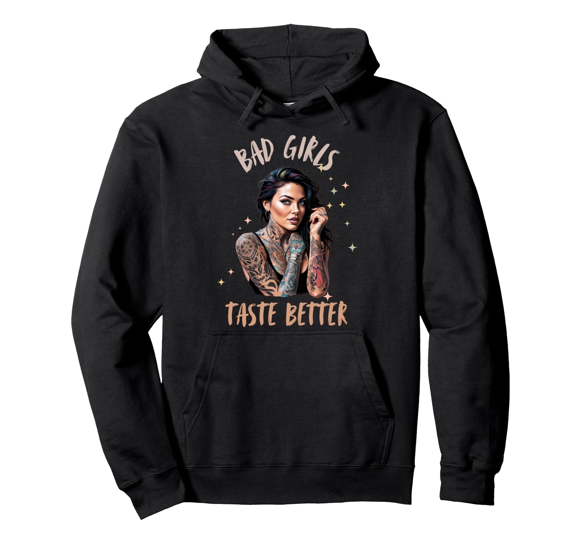 Bad Taste Better Tattoo Hoodie - Aesthetic Graphic Men Women - T-Shirt, Sweatshirt, Hoodie