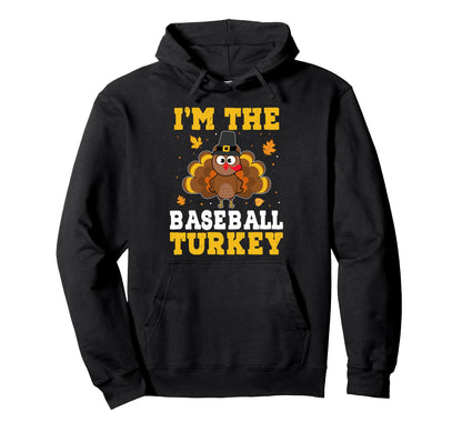Thanksgiving Matching Im Baseball Hoodie - Minimalist Print Men Women - T-Shirt, Sweatshirt, Hoodie