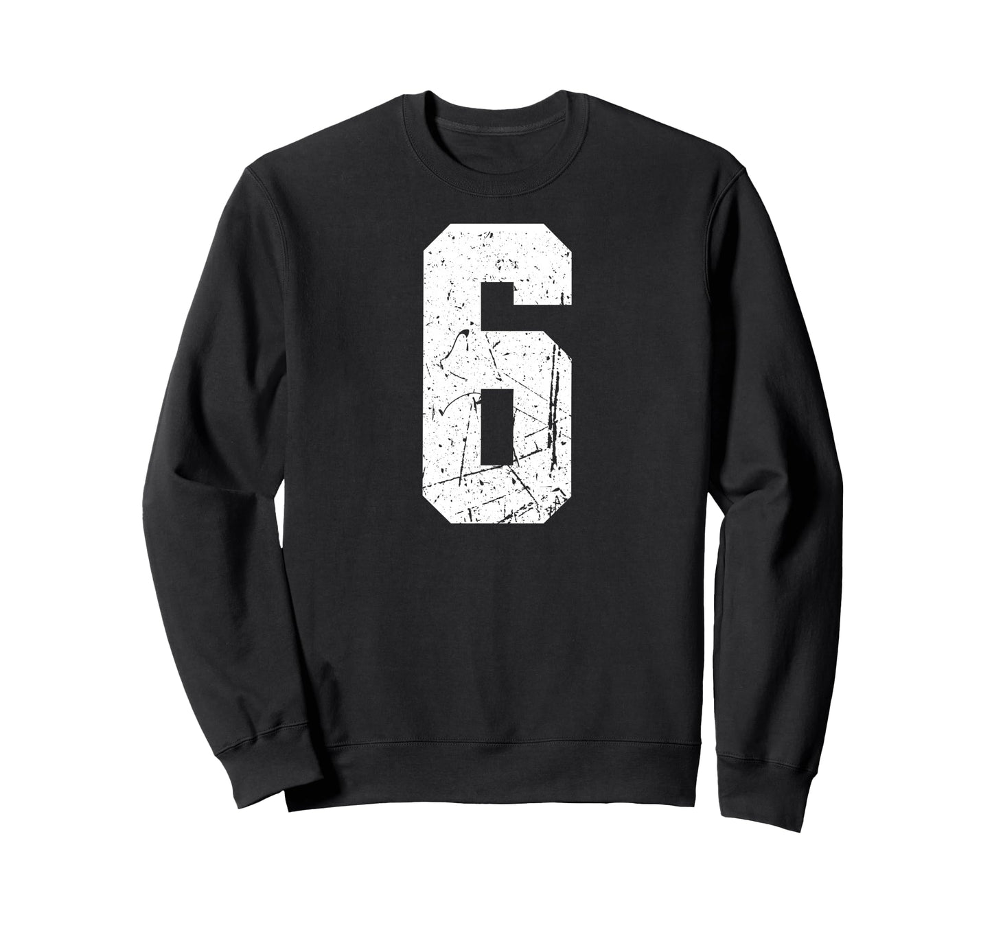 Sport Team Number 6 Sweatshirt - Fun Novelty Design Men Women - T-Shirt, Sweatshirt, Hoodie