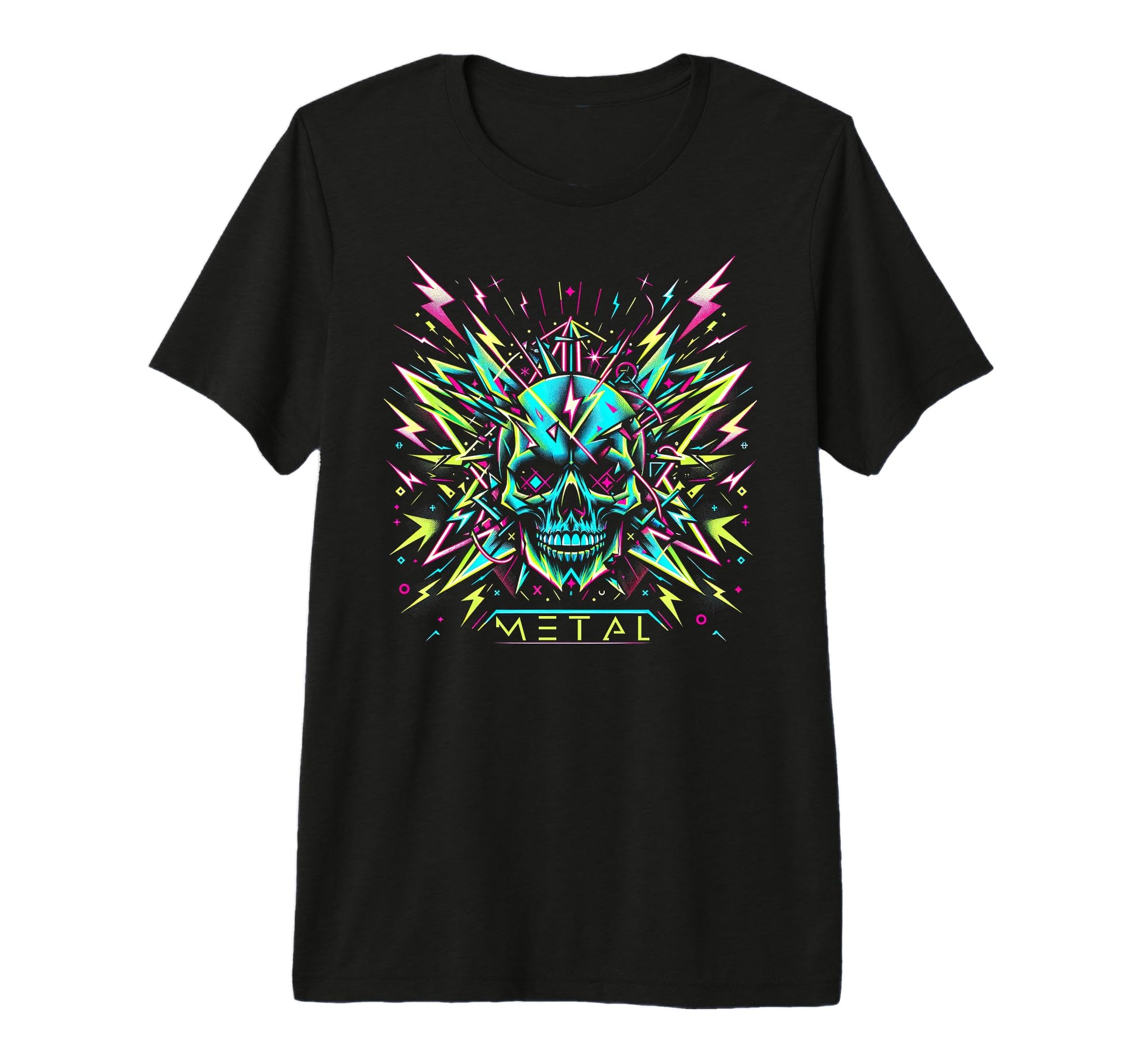 80S 90S Skull Bone Halloween Heavy T-Shirt - Streetwear Style for Adults - T-Shirt, Sweatshirt, Hoodie
