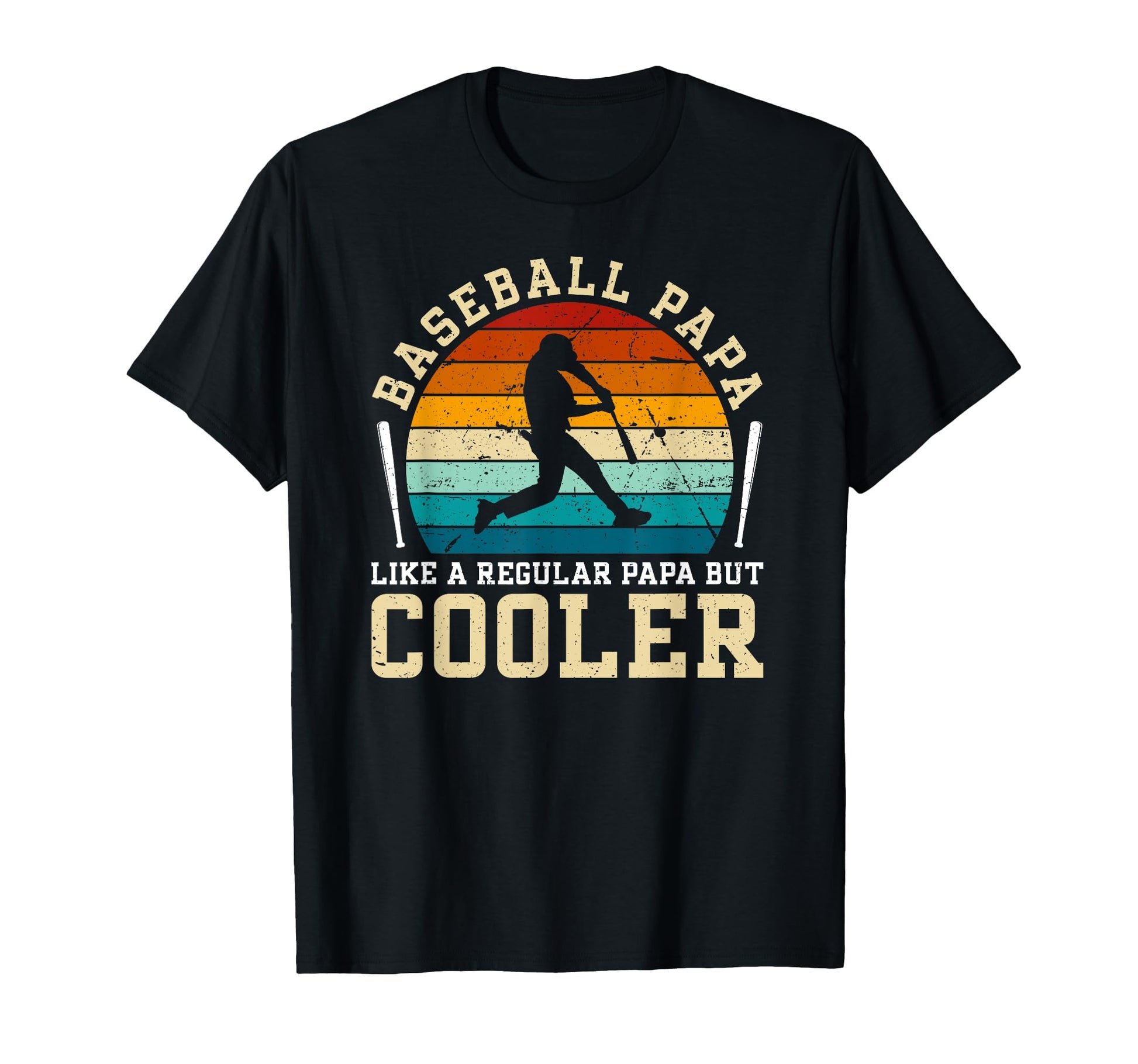 Baseball Papa Grandpa Papa Baseball T-Shirt - Casual Everyday Wear Unisex - T-Shirt, Sweatshirt, Hoodie
