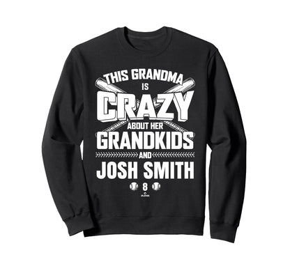 Grandma Crazy Josh Smith Texas Sweatshirt - Trendy Graphic for Adults - T-Shirt, Sweatshirt, Hoodie