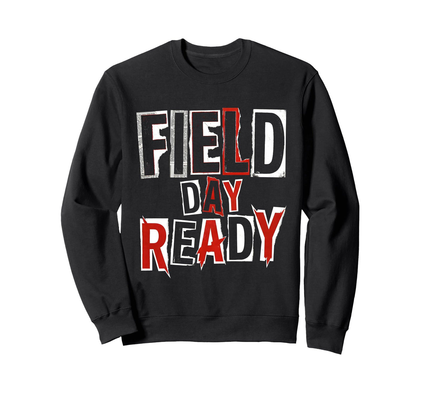 Field Day Ready Soccer Mom Sweatshirt - Aesthetic Graphic for Adults - T-Shirt, Sweatshirt, Hoodie