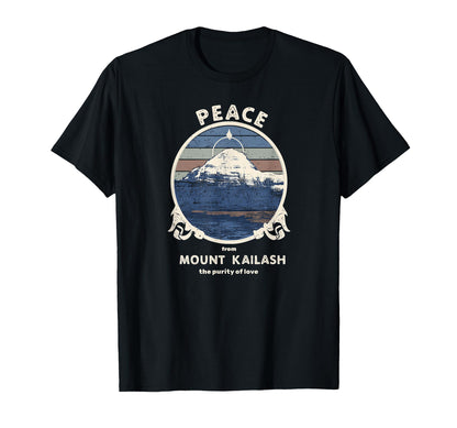 Mount Kailash Peace Purity Love T-Shirt - Fun Novelty Design Unisex - T-Shirt, Sweatshirt, Hoodie