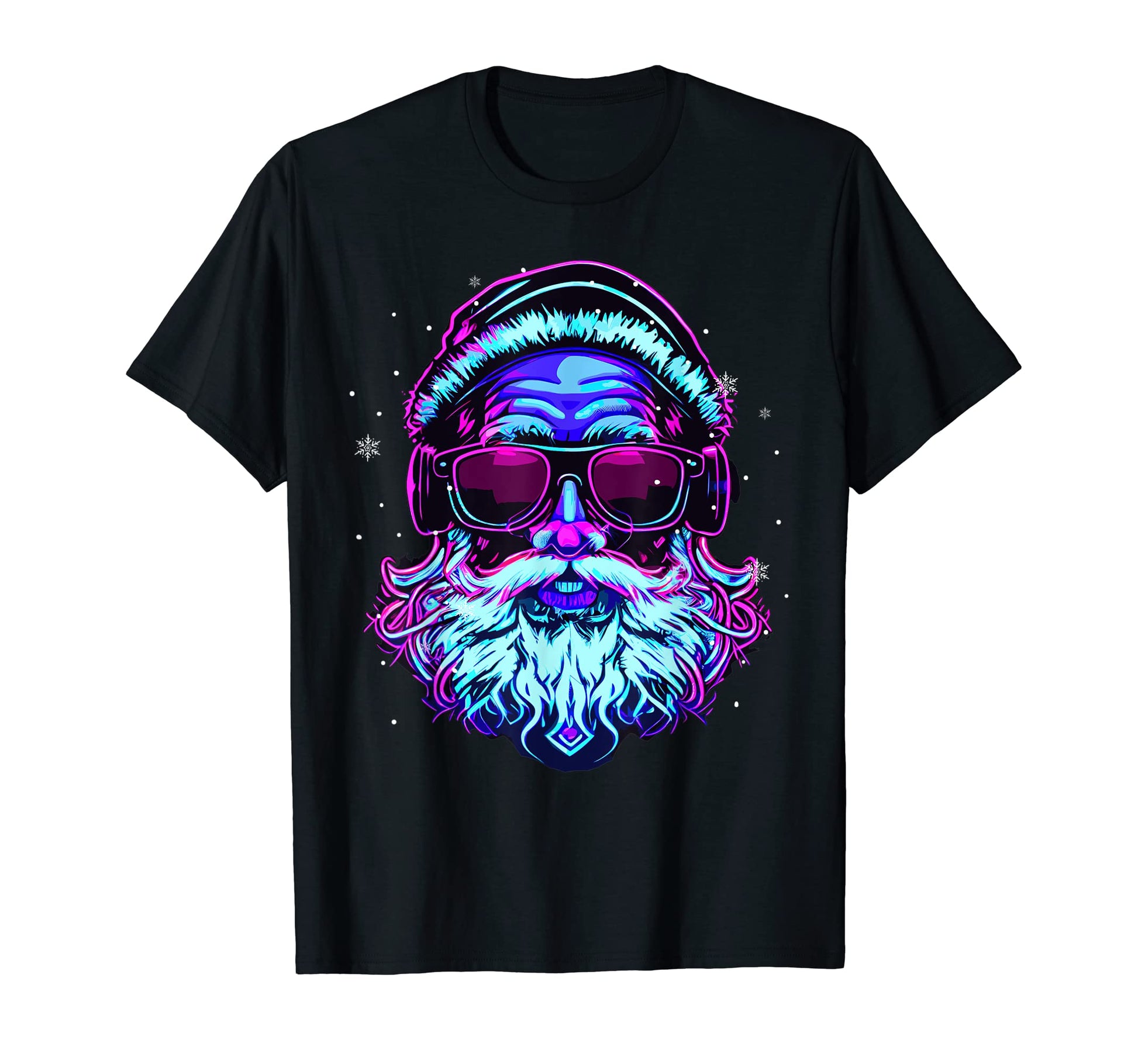 Vaporwave Santa Claus Japanese Aesthetic T-Shirt - Graphic Print for Adults - T-Shirt, Sweatshirt, Hoodie