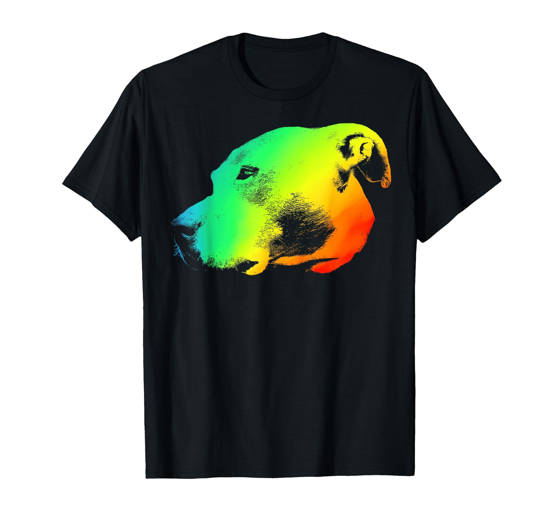 Argentine Dogo Colorful Rainbow T-Shirt - Minimalist Print for Adults - T-Shirt, Sweatshirt, Hoodie