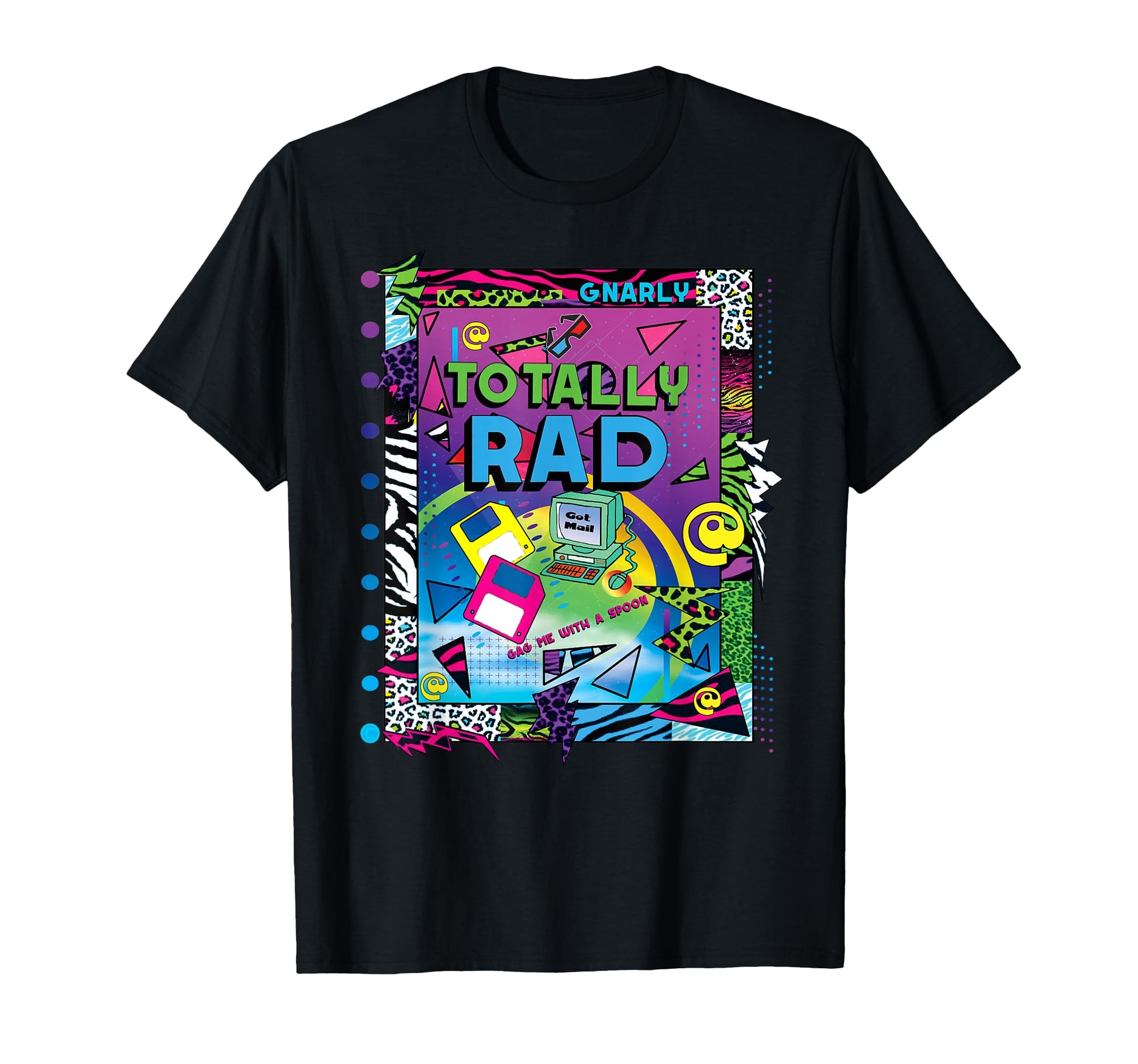80S Pop Culture Totally Rad Vaporwave T-Shirt - Aesthetic Graphic Unisex - T-Shirt, Sweatshirt, Hoodie
