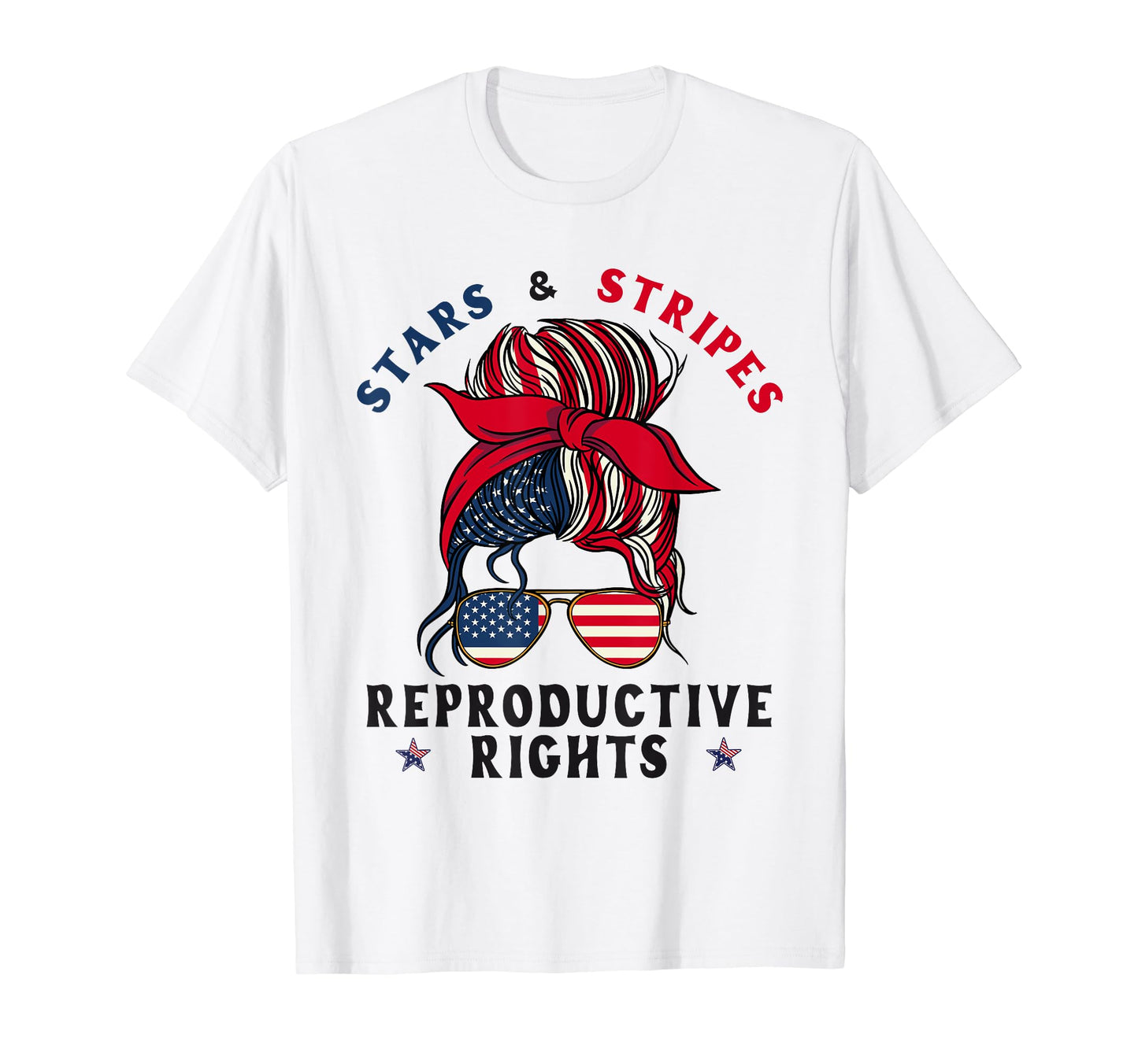 Patriotic 4Th July Stars Stripes T-Shirt - Fun Novelty Design Men Women - T-Shirt, Sweatshirt, Hoodie