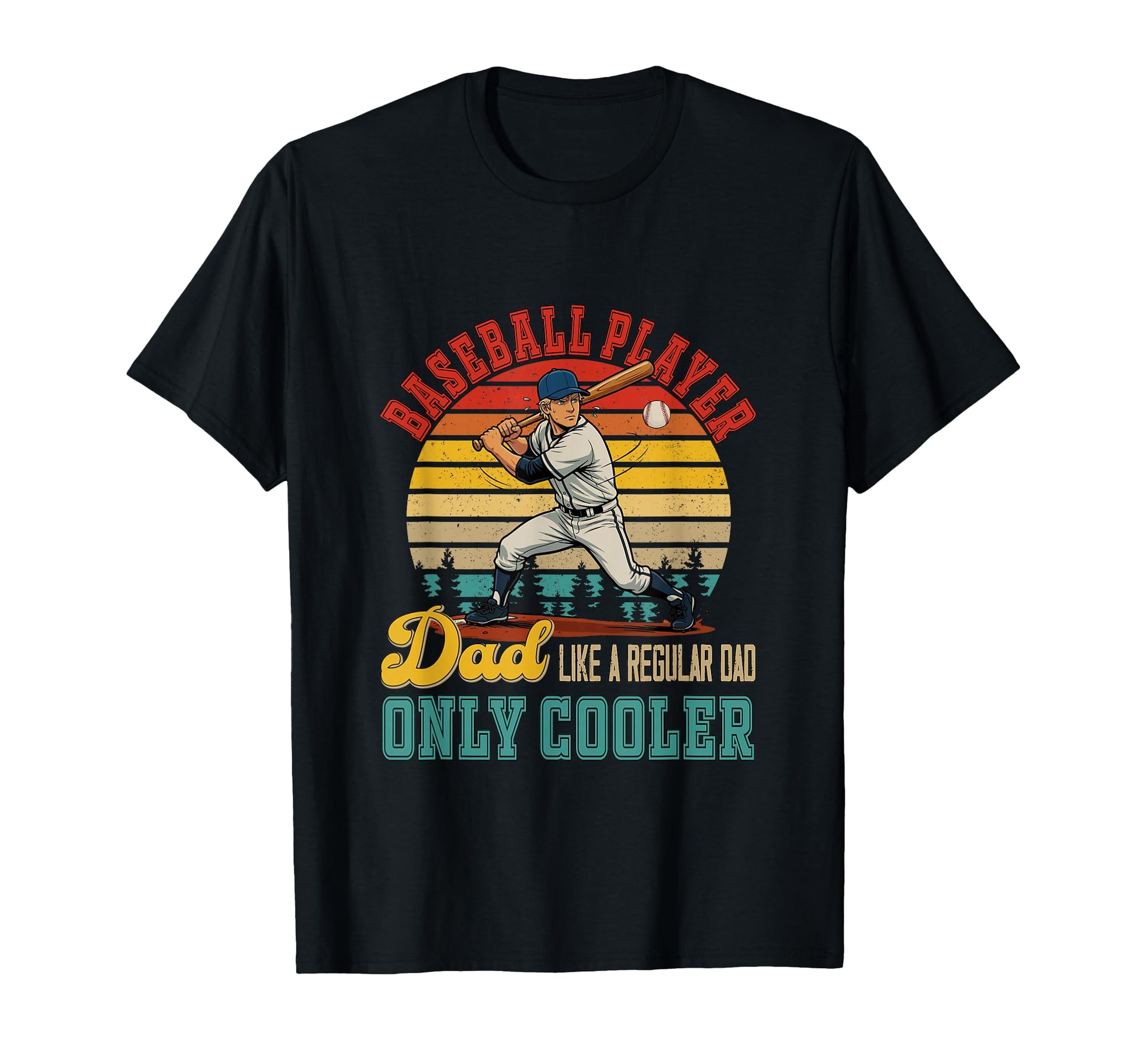 Baseball Player Dad Definition Regular T-Shirt - Graphic Print for Adults - T-Shirt, Sweatshirt, Hoodie