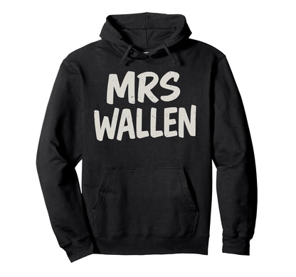 Grunge Funny Minimalist Future Mrs Hoodie - Fun Novelty Design Men Women - T-Shirt, Sweatshirt, Hoodie