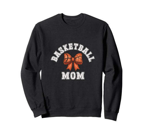 Coquette Basketball Mom Bow Game Day Sweatshirt - Trendy Graphic Men Women - T-Shirt, Sweatshirt, Hoodie